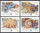 British Indian Ocean Territory 2001 - Fauna WWF, serie neuzata