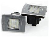 Lampi LED Numar Mercedes-Benz: ML, GL, GLA, SLK, A Class W176 W166 X166 R172, 6000K, Canbus, Set 2 Bucati