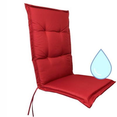 Perna hidrofuga pentru scaun cu spatar inalt Jemidi, 120 x 50 cm, Rosu, Poliester, 55522.09 foto