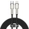 Baseus - Data Cable Cafule Series Metal (CATLJK-A01) - Type-C to Lightning, Fast Charging PD20W, 480Mbps, 2.4A, 1m - Black
