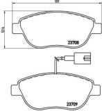 BREMBO P 23 137 PRIME LINE set placute frana,frana disc