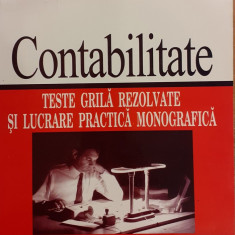 Contabilitate. Teste grila rezolvate si lucrare practica monografica