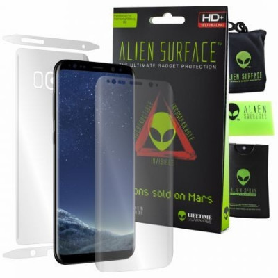Folie Alien Surface HD, Samsung GALAXY S8, protectie ecran, spate, laterale foto
