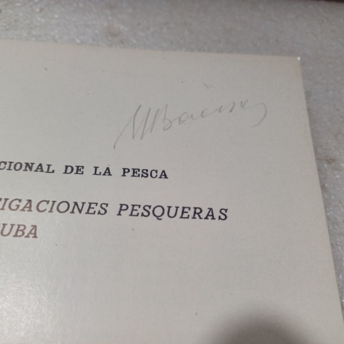NOMENCLATOR OFICIAL AL ANIMALELOR MARINE DE INTERES COMERCIAL AL CUBEI.1966 S2.