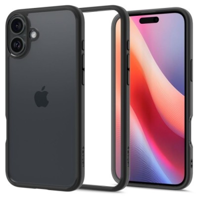 Husa pentru iPhone 16 Plus - Spigen Ultra Hybrid - Matte Black foto