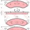 Set placute frana,frana disc JEEP GRAND CHEROKEE I (ZJ) (1991 - 1999) TRW GDB4104