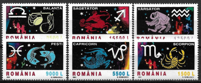 B0322 - Romania 2001 - Zodiac 16v.neuzat,perfecta stare foto
