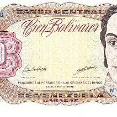 M1 - Bancnota foarte veche - Venezuela - 100 bolivares - 1998