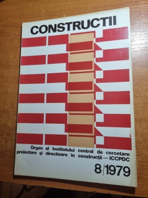 revista constructii august 1979 foto