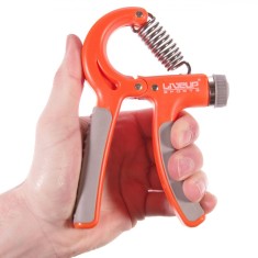 Flexor M&acirc;nă, LiveUp Sports, Ajustabil, Portocaliu, Capacitate 5-20kg
