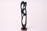 Sculptura Abstract Modernista abanos, colectie, cadou, vintage