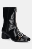 Vagabond Shoemakers botine LIVIA culoarea negru, cu toc drept, 6056-199-20