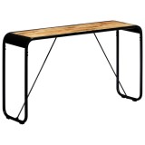 Cumpara ieftin Masă consolă, 140 x 35 x 76 cm, lemn masiv de mango nefinisat