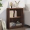 Gossi biblioteca, stejar maro, 60x24x76 cm, lemn prelucrat