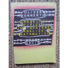 Greseli tipice in invatarea analizei matematice Oliver Konnerth