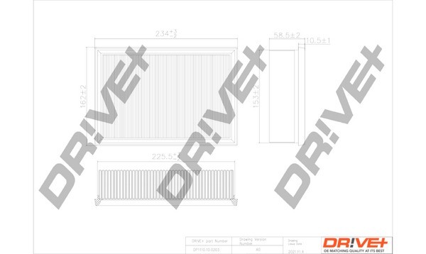 Dr!ve+ DP1110.10.0203 Filtru aer