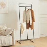 Cuier tip stativ Sandviken din otel negru, 166x63x48 cm, 3 bare