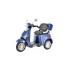 Scuter electric HECHT Citis Max Blue, scaun reglabil, cotiere, acumulator 60 V, 20 Ah, motor 800 W, viteza maxima de 25 km/h, albastru