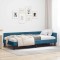 vidaXL Cadru de pat colțar cu headboard Manual albastru 80 x 200 cm