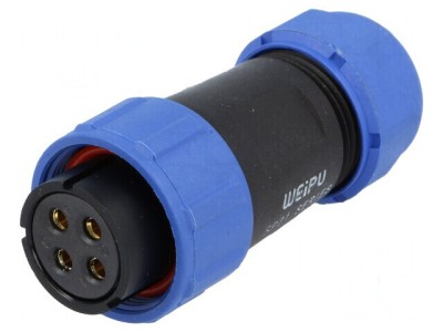 Mufă SP21 mamă IP68 30A 500V pentru cablu 7-12mm foto