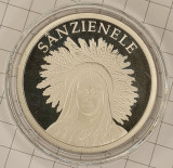 Moneda argint Moldova 50 lei 2012 Sanzienele Proof Km 74