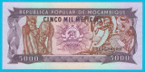 Mozambic 5000 Meticais 1989 UNC seria DA5544189