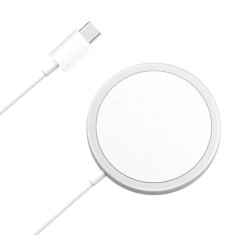 Incarcator magnetic wireless cu tehnologie magsafe 15w compatibil apple iphone cu incarcare rapida pentru 12/12 pro/12