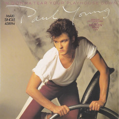 VINIL Paul Young – I'm Gonna Tear Your Playhouse Down 12", 45 RPM, (VG+)