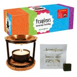 Set Suport Difuzor metalic si 20 carbuni aromati, FUSION, Aromafume