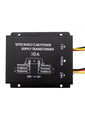 Convertor auto IN 24V intrare la OUT 12V /30A iesire (559) foto