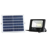 Cumpara ieftin Proiector LED V-tac cu incarcare solara, 16W, 1050lm, lumina rece, 6000K, IP65