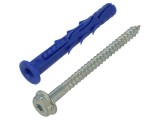 Diblu pin cu șurub 10x80mm oțel zincat - 50 buc