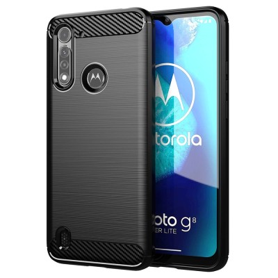 Husa MOTOROLA Moto G8 Power Lite - Carbon (Negru) FORCELL foto