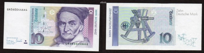 GERMANIA 1993 10 DM, Mark