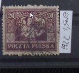 TS23 - Timbre serie Polonia - 1922 val 20 stampilat