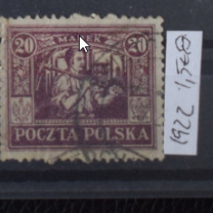 TS23 - Timbre serie Polonia - 1922 val 20 stampilat