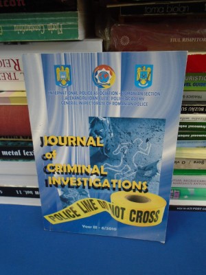 COSTICA VOICU - JOURNAL OF CRIMINAL INVESTIGATION * ANUL III , NR 6 / 2010 foto