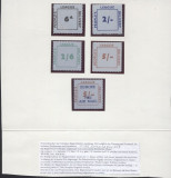 Great Britain 1962 Postal strike stamps lot, only 42240 pcs issued, MNH S.306, Nestampilat