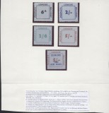 Great Britain 1962 Postal strike stamps lot, only 42240 pcs issued, MNH S.306