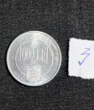 Moneda 1000 lei 2004 aluminiu necirculat