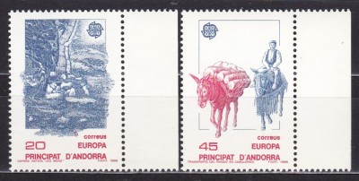 ANDORA PRINCIPAT 1988 EUROPA CEPT SERIE MNH foto