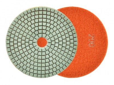 Disc diamantat pentru slefuirea umeda a gresiei, 125 mm, granulatie 200, Geko G78919 foto