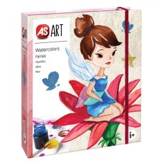 Set Pictură cu Acuarele AS, Z&acirc;ne, 11 Piese, Multicolor, V&acirc;rstă Recomandată 6+ Ani