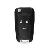 Set 2 bucati - Cheie auto completa compatibila cu Chevrolet Cruze Aveo Orlando 433 MHz, Chip ID46 PCF7952, Keyless, 3 butoane