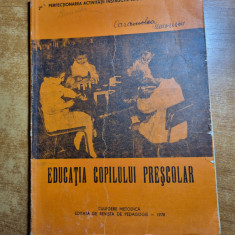 revista de pedagogie - educatia copilului prescolar din anul 1978