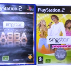 Joc PS2 SingStar ABBA + Popworld