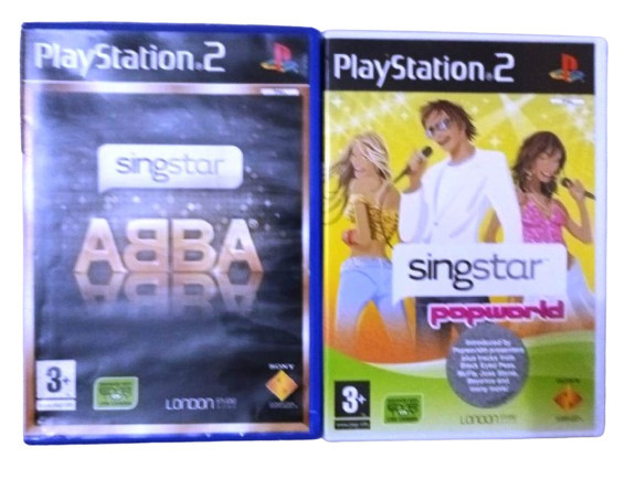 Joc PS2 SingStar ABBA + Popworld