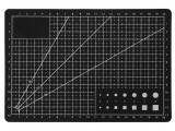 Cumpara ieftin Placa pentru taiere precisa, modelare, cu auto-vindecare A5, 15 x 22 cm, scara clar vizibila, negru