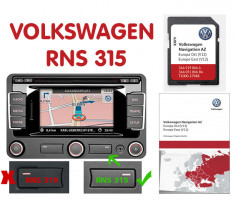 Volkswagen RNS315 RNS 315 SD CARD Harta Navigatie Europa de Est + ROMANIA 2021 foto