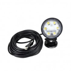 Lampa de atelier cu led, Bass BS-3928, putere mare 18 W, 1620 lm, alimentare 12-24 V, IP67 Mania Tools foto